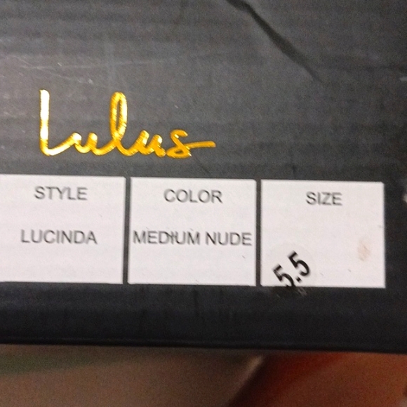 LULU'S STILETO HEEL SIZE 5.5 - Picture 5 of 7